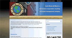 Desktop Screenshot of earthwastesystems.com