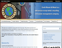 Tablet Screenshot of earthwastesystems.com